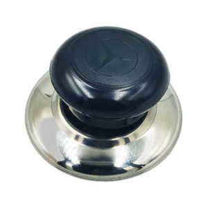 Cookware Parts Handle Knob Plastic Black For <b>Pot</b> <b>Lid</b> With Heat Resistant Design - Product Image 1