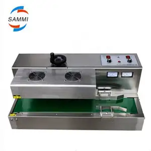 In stock Automatic Continuous glass/plastic bottle induction heat sealing machine Aluminum foil sealer DL-300