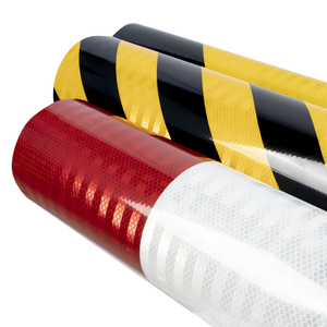 Ruban Réfléchissant Prisme Bicolore Jaune Noir de Qualité Ingénierie, Feuille Autocollante en PET Marque 3H - Product Image 5