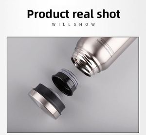 Customizable Water <b>Bottle</b> 304 Stainless Steel Sports Vaccum Water <b>Bottle</b> <b>Flask</b> 500ml Bpa Free Water <b>Bottle</b> with Handle - Product Image 2
