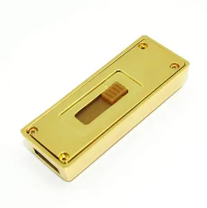 แฟลชไดรฟ์ USB แท่งทองสําหรับของขวัญทางธนาคาร การจัดเก็บที่ทนทานและปลอดภัย