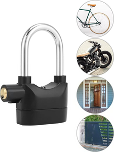 נעילת אזעקה, 110 db db מערכת נעילת אופניים מנוע דלת דלת דלת מנעול עם 3 מפתחות - Product Image 6
