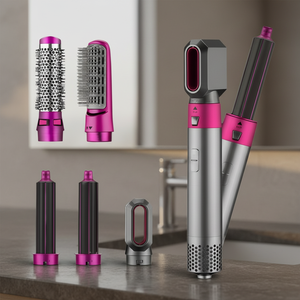 แปรงลมร้อนอัลตร้าไวโอเลต 5 in 1 สำหรับมืออาชีพ ใช้ในโรงแรม ไดร์เป่าผมไฟฟ้าพร้อมหวีในตัว - Product Image 3