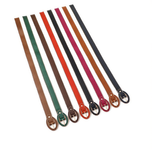 Cintura in tessuto Zi Pu da 3,3 cm con fibbia ad anello a D in acciaio, casual, in PU, per donna e uomo - Product Image 3