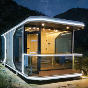 Casa Cápsula Prefabricada Moderna FLKT con 270 m2 °   Casa Móvil de Lujo con <span class=keywords><strong>Vista</strong></span> Panorámica, Casa Modular Lista para Habitar - Product Image 6