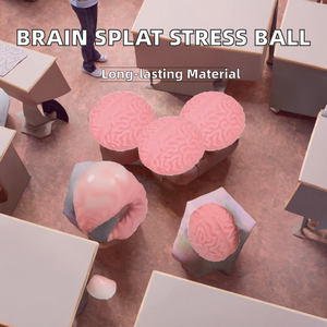 Balle anti-stress sensorielle Squishy Brain Fidget Splat Ball pour soulager l'anxiété, jouet de décompression pour Halloween, 5 à <span class=keywords><strong>7</strong></span> ans - Product Image 2