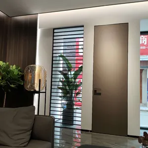 새로운 이탈리아 디자인 나무로 되는 넘치는 문, 실내 편평한 목제 문 패널