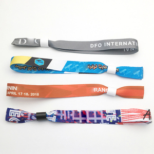 Kunden spezifische recycelte Metall klammern Polyester-Armbänder für Event-Party-Festivals <span class=keywords><strong>Premium</strong></span>-Werbeartikel - Product Image 6