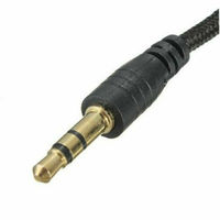 Câble d'extension pour casque et écouteurs 3,5 mm noir, 1,5 m/3 m/5 m, mâle vers femelle, à très faible bruit
