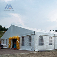 Tente de réception mobile romantique pour mariage allemand 20x40m