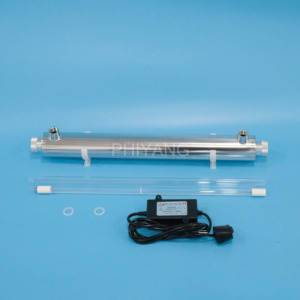 Clarificador de luz UV de 55 Watta para estanque, acuario, control de algas, máquina de matar verde ultravioleta de acero inoxidable, removedor de algas - Product Image 2