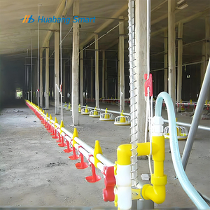 Prix système d'alimentation automatique pour poulets de chair ferme avicole mamelon ligne à boire système de ligne d'alimentation de poulet pour l'élevage du bétail - Product Image 5