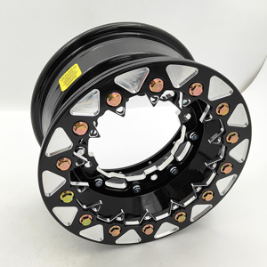 Velg ATV 10 inci 4/156, 10x5, Offset 3+2, Velg Beadlock 3 Bagian Cocok untuk Yamaha Raptor 700 Yfz 450 Suzuki Ltr 450 Ltz400 - Product Image 3