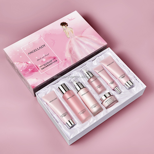 <span class=keywords><strong>Kit</strong></span> OEM de Siete Piezas para el Cuidado Facial de Lujo para Mujer con Extracto de Nido de Pájaro y Perla Hidratante, Humectante e Iluminador - Product Image 2