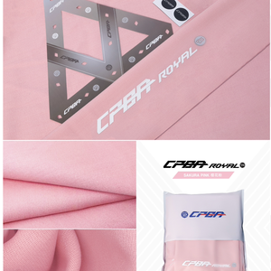 ผ้าสักหลาดสำหรับโต๊ะสนุกเกอร์ CPBA Royal สีชมพู ขนาด 9 ฟุต พร้อมราง 6 เส้น ตอบสนองรวดเร็ว - Product Image 1