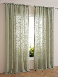 Nuove Tende Trasparenti in Pizzo Floreale Creativo per Finestre, Tende Bordeaux e Bianche per Soggiorno - Product Image 5