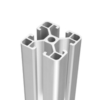 Profilé en aluminium industriel en alliage 6063 T5 Système d'encadrement à rainure de 8mm T Extrusion d'aluminium à fente