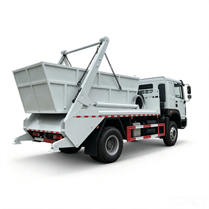 Nouveau camion de collecte des déchets articulé Diesel Howo 4x4, capacité de 10 m3, norme d'émission Euro 3 pour utilisation en Afrique - Product Image 1