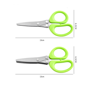 <span class=keywords><strong>Ciseaux</strong></span> à oignon en acier inoxydable, option 3 couches/5 couches, <span class=keywords><strong>ciseaux</strong></span> de <span class=keywords><strong>cuisine</strong></span> polyvalents, utilisation domestique, coupe-légumes et fruits détachable - Product Image 3