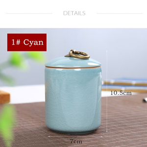 Wholesale 7oz Unique Food Tea Spice <strong>Coffee</strong> Storage Jar Ceramic Candle <strong>Container</strong> with Lid - Product Image 5