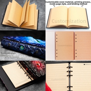 Carnet A5 Vintage Oeil de Dragon Gaufre Mystique Journal Couverture Rigide Gothique pour Ecriture Dessin Cadeau Unique - Product Image 2