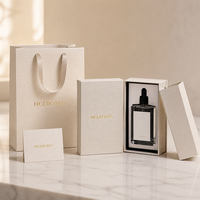 Boîte cadeau parfum personnalisée en forme de livre, emballage de parfum en gros, usine de boîtes d'emballage de parfum, logo personnalisé