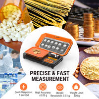 Balance numérique de précision AccuWeight, petite balance de poche pour café, bijoux et cuisine