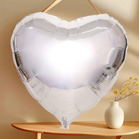 Ballon en feuille de Mylar en forme de cœur rouge de 32 pouces, décorations de fête pour mariage, anniversaire, fête prénuptiale