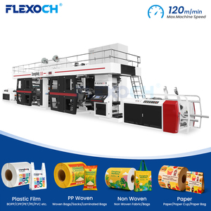 Máquina de Impresión Flexográfica de Alta Precisión de 0.1 mm, 4+4 Colores, Tipo <span class=keywords><strong>Tambor</strong></span> <span class=keywords><strong>Central</strong></span>, para Impresión de Sacos Tejidos de PP - Product Image 1