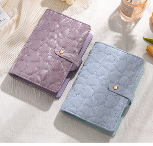 Mới đến chần PU da ngân sách chất kết dính tiết kiệm tiền thách thức xoắn ốc 6 vòng chất kết dính máy tính xách tay Ví ngân sách kế hoạch A6 chất kết dính - Product Image 5
