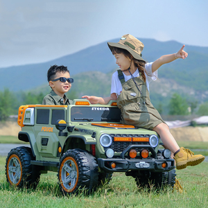 รถไฟฟ้าแบบชาร์จไฟได้สำหรับเด็ก2-14Years เด็กใช้งานได้4ล้อวัสดุ ABS ควบคุมการทำงาน MP3 - Product Image 2