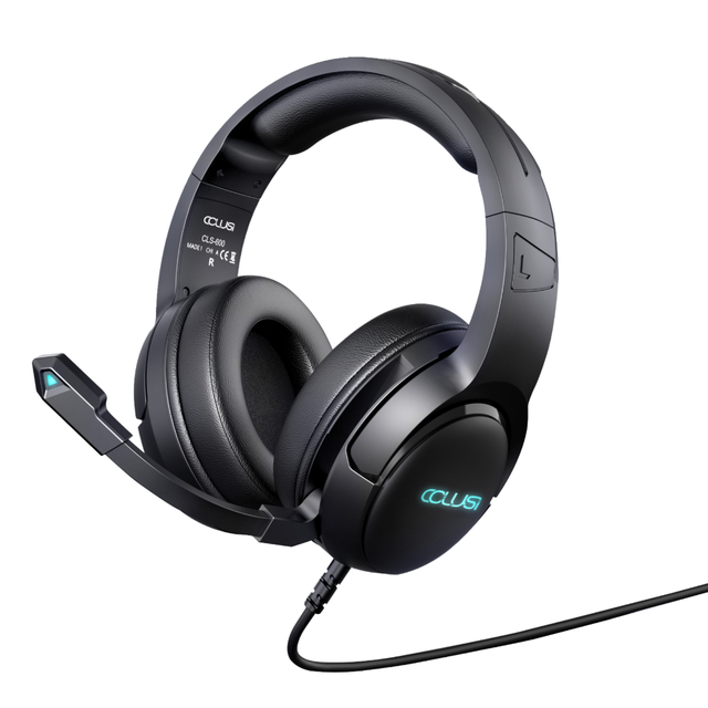 High Bass Gaming Headset CLS-600 50mm Audio Driver with Wide Soundfield for PC PS5 USB Wired+3.5mm