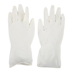 Yangzhou disposable non-sterile examination gloves, household protective dustproof latex gloves, milky white latex gloves - Product Image 5
