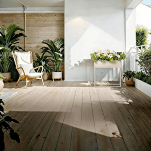 Jardinière surélevée durable, élégante et haute, de forme rectangulaire, pour les herbes, les fleurs, les plantes d'extérieur, la cour - Product Image 4