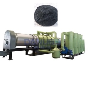 Chaîne de production complète de four de carbonisation pour tiges de maïs et balles de riz, machine de fabrication de charbon de bois - Product Image 1