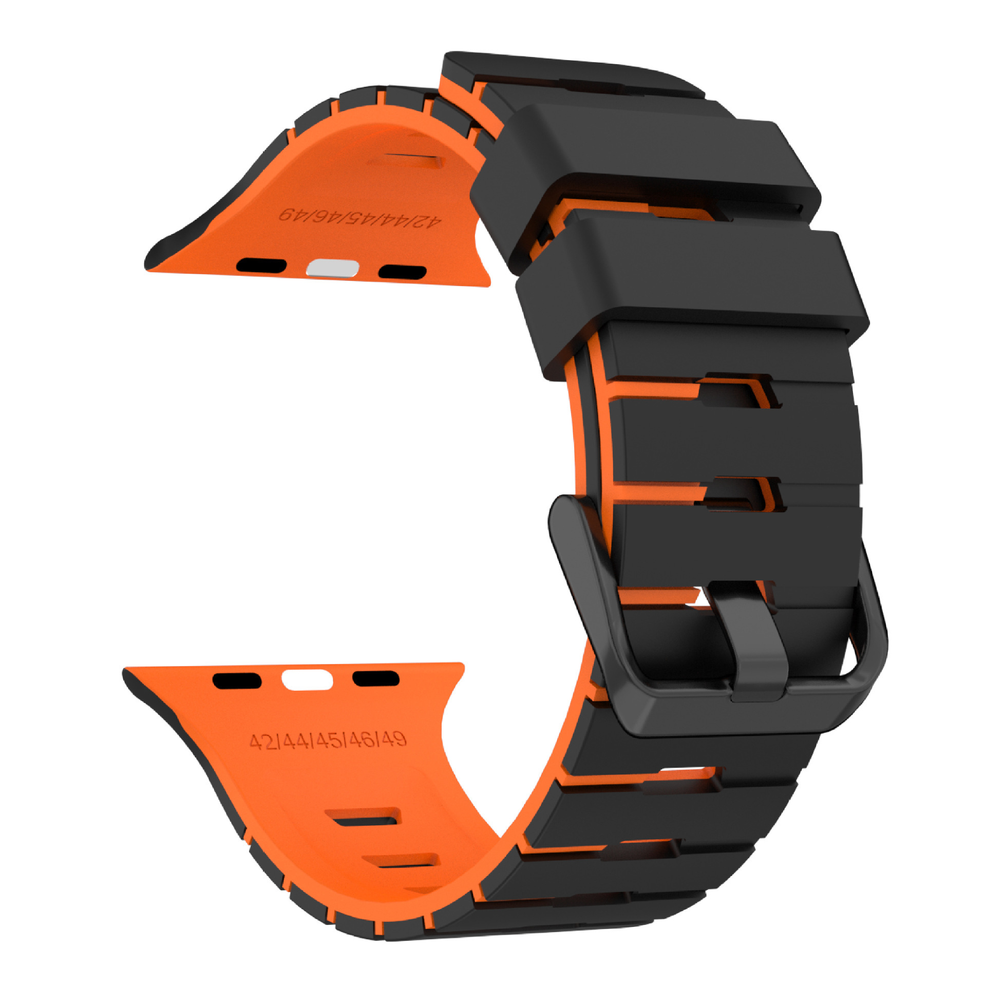 Noir + Orange coloré