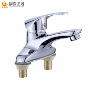 ก๊อกน้ำอ่างล้างหน้าแบบก้านเดียวติดตั้งบนเคาน์เตอร์ สแตนเลสสตีล ดีไซน์ทันสมัย ยี่ห้อเฉินลู่ - Product Image 2