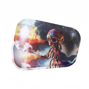Bandejas de Servicio de Alta Calidad, Bandeja de Metal Personalizada con Tapa de Silicona, Venta al Por Mayor - Product Image 4