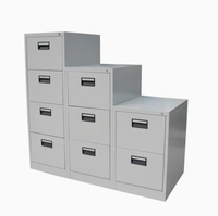 Armoire de rangement verticale moderne en métal réglable avec tiroirs verrouillables pour bureau, école, gymnase, entrepôt, hôtel, maison, atelier