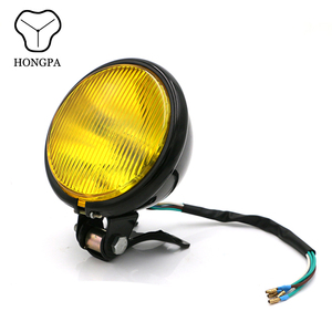 Systèmes d'éclairage de <span class=keywords><strong>moto</strong></span> 12V 35W <span class=keywords><strong>phare</strong></span> de <span class=keywords><strong>moto</strong></span> <span class=keywords><strong>rond</strong></span> <span class=keywords><strong>vintage</strong></span> pour café Racer Chopper - Product Image 1