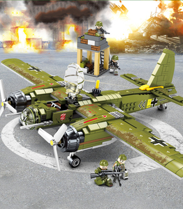 Bloques de Construcción Educativos DIY Iron Empire, Juguete de Construcción para Niños, Avión Bombardero - Product Image 6