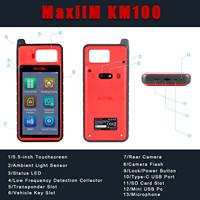 Kit Generador de Llaves Universal Original 2026 Autel MaxiIM KM100 KM100E para Auto con IMMO, Compatible con PLC V200 y Actualizaciones Vitalicias en Línea