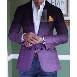 <span class=keywords><strong>Costume</strong></span> élégant personnalisé pour hommes, coupe ajustée, double boutonnage, rayé, grande taille, robe de mariée, vêtements de gentleman pour hommes, <span class=keywords><strong>costume</strong></span> deux pièces - Product Image 5