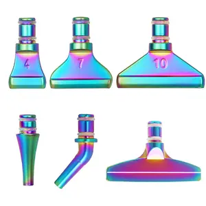 Lukisan berlian 5D Set ujung pena logam warna desain baru untuk pena bor Resin Kit kepala pena bor berlian ujung Aloi