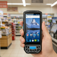 Terminal Industrial Resistente con Android 13, Pantalla de 5 Pulgadas, IP66, Escáner de Código de Barras 2D, RFID, para la Industria del Viaje, Gestión de Inventario