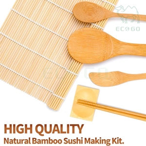 Kit de Bambú para Hacer Sushi en Casa, Molde para Enrollar Arroz, Herramientas para Hacer Sushi a Mano - Product Image 5