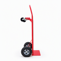 Chariot à main pliable 2-en-1 à quatre roues en acier pour garage de mécanicien, usage domestique et entrepôt – Chariot à outils robuste et chariot de manutention