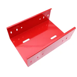 Venta caliente Red Electric Channel Cable Tray 50mm-900mm cable de acero al carbono trunking