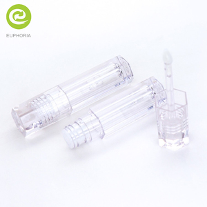 Tubo de brillo de labios transparente hexagonal, tubo de lápiz labial líquido, embalaje personalizado - Product Image 4