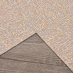 Kenya salle de bain intérieure imperméable, antidérapant et résistant aux rayures <span class=keywords><strong>tapis</strong></span> imprimé motif <span class=keywords><strong>tressé</strong></span> sol en <span class=keywords><strong>vinyle</strong></span> PVC sol SPC - Product Image 3